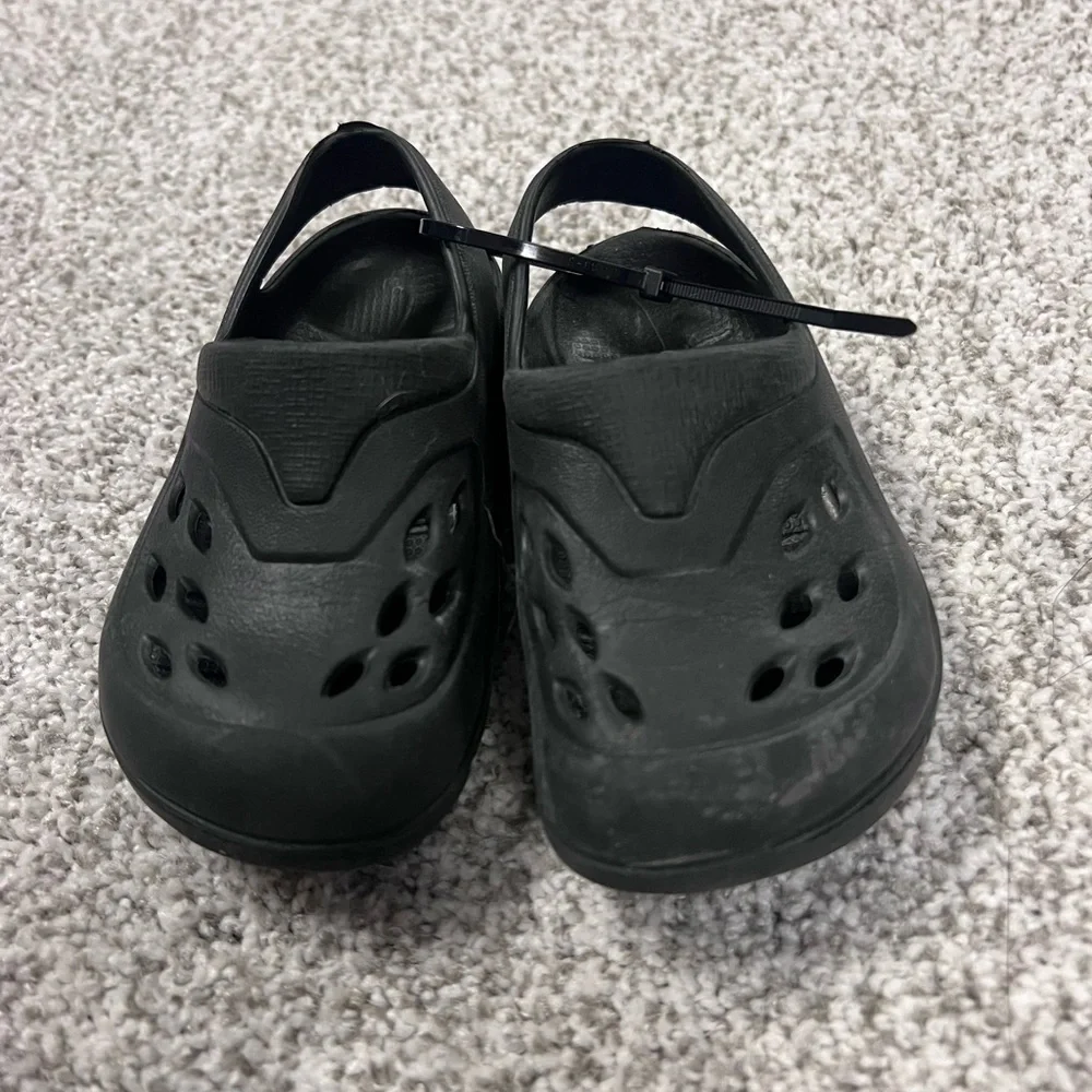 Kids Black Slip-On Shoes